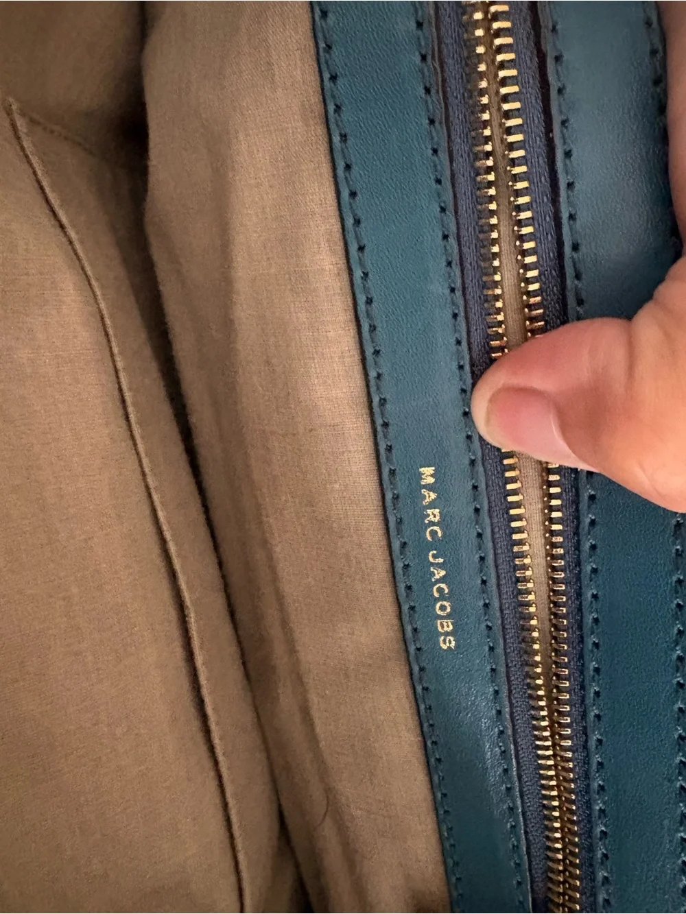 RARE Vintage Marc Jacobs Blue Palais Royal Blue Satchel. - Picture 14 of 14